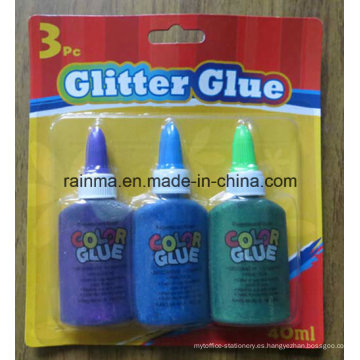 40ml Color Glitter pegamento para la fuente de papelería